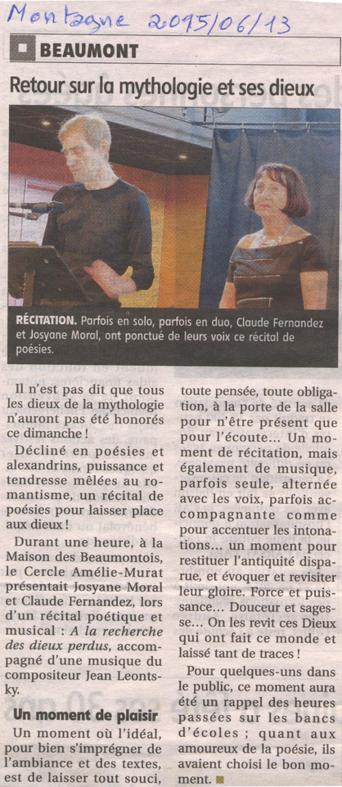 claude fernandez Le Cendre
