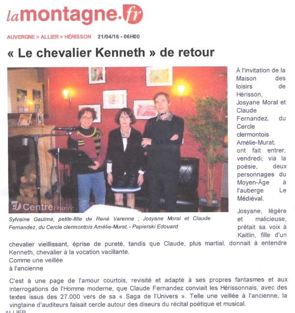 récital Hérisson